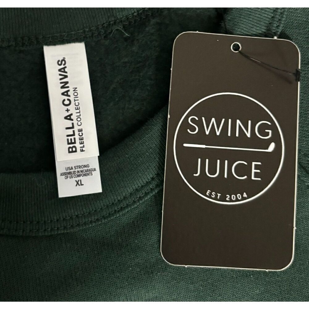 New Golf and Eggnog Sweater Size XL Unisex Holiday Green Funny Gift Novelty - Picture 5 of 8